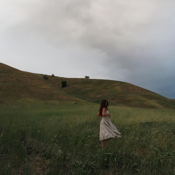 Meshki Cream Midi Dress - Picture 2 of 4